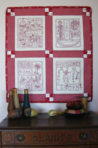Picture of Seasonal Patchwork Samplers