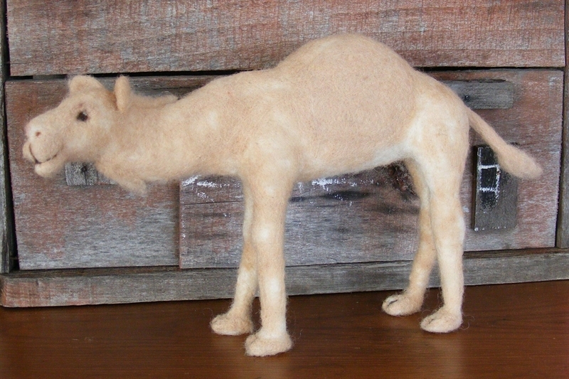 Needle Felted Camel