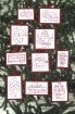 Santa RedWork  - Set of 10 Ornaments - Hand Embroidery Pattern - Shipped