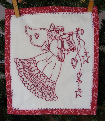 Picture of Herald Angel - Hand Embroidery Pattern - Leaflet