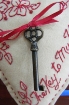 Picture of Key To My Heart RedWork