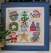 Picture of Christmas Nine Patch Counted Cross Stitch