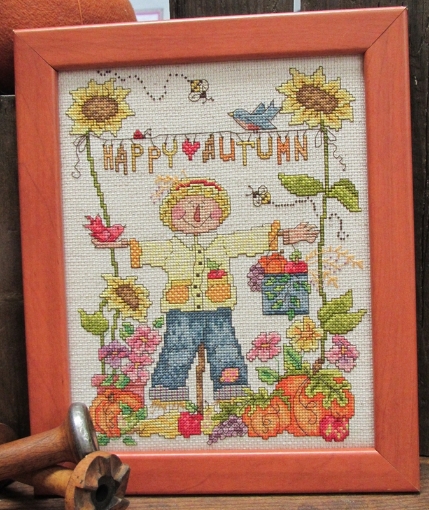 Picture of Happy Autumn - Counted Cross Stitch - Kit