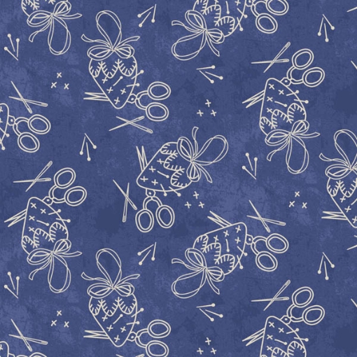 Picture of Strawberry Pin Cushion Blue