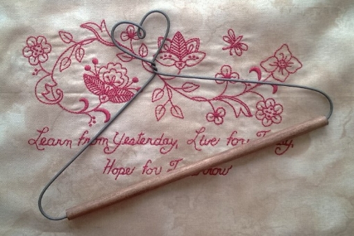 Picture of Wood and Wire Hanger