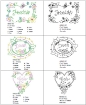 Picture of Love, Dream, Friendship Tea Towels - Machine Embroidery Pattern - Shipped