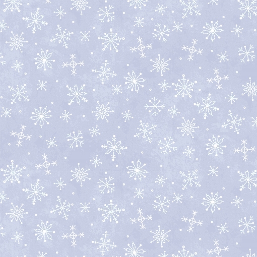 Picture of Snow Happens Snowflakes Light Blue