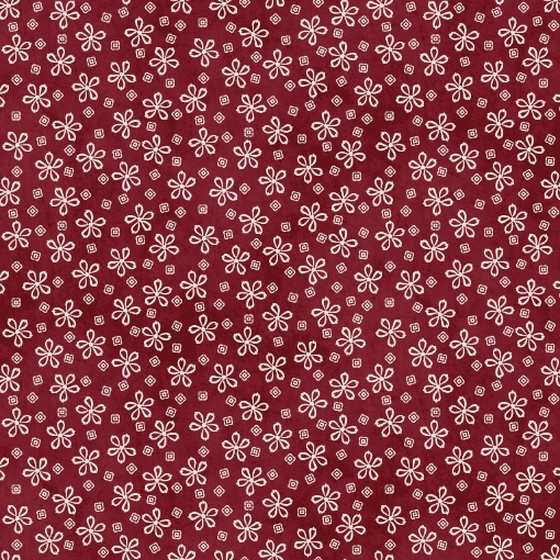 Picture of Snow Happens Lazy Daisy Red/Natural