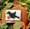 Pumpkin & Crow Pin Cushion - Materials Pack