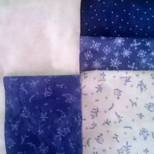 Picture of Snow Happens! Table Runner Fabric Pack - Blue