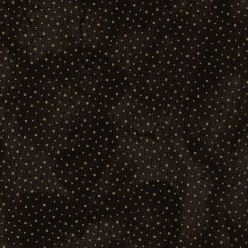 Picture of Ditsy Dots Black/Tan Cotton Fabric