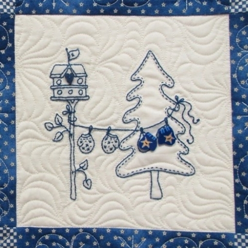 Picture of Snowmen & Reindeer Quilt - Fabric Pack