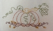Pumpkin 'n Vines Hand Embroidery Pattern