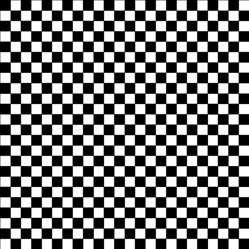 Picture of Cotton Fabric Simple Check - Natural & Black