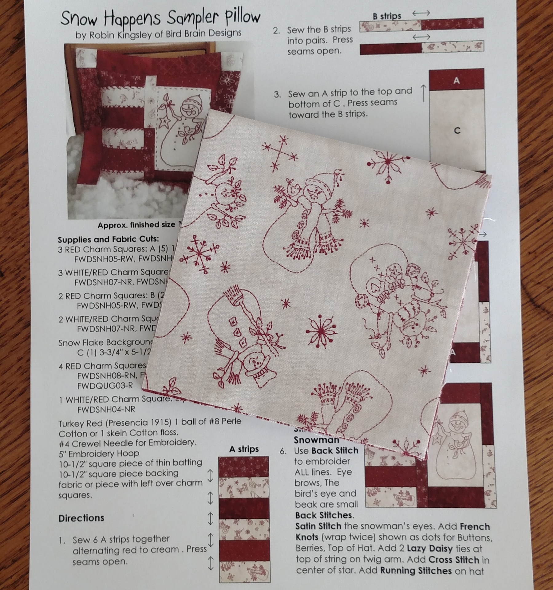 Snow Happens Sampler Charm Pack + Printed Leaflet
