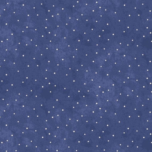 Picture of Itty Bitty Dots Medium Blue Cotton Fabric