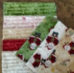 Picture of Tiny Santas & Christmas Words Stack of Christmas Fabrics