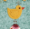Chick on Egg - Wool Applique Pattern