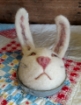 Picture of Bunny Face in Zinc Jar Lid - #5061