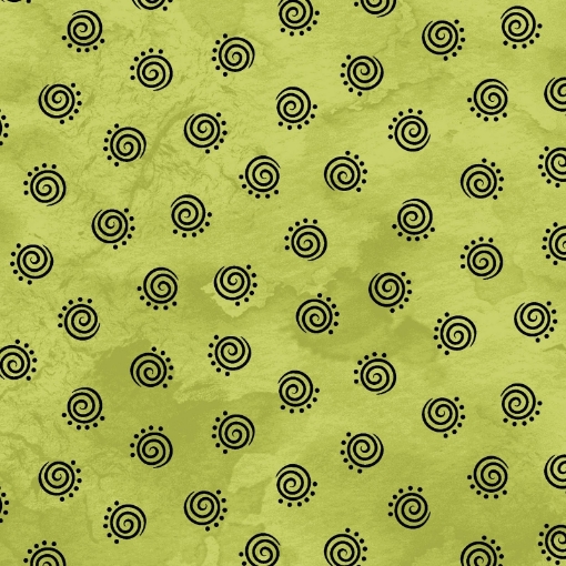Picture of Halloweenie Geo Swirls - Green