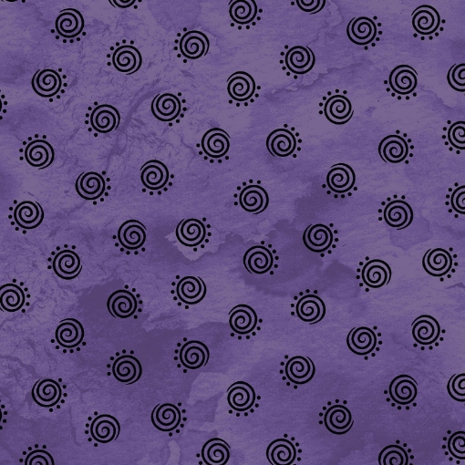Picture of Halloweenie Geo Swirls - Purple