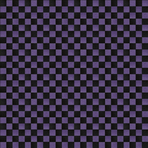 Picture of Halloweenie Simple Checkerboard - Purple