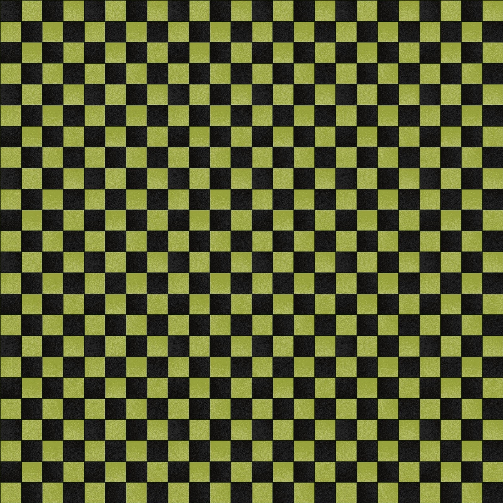 Green and Black Checkerboard Fabric