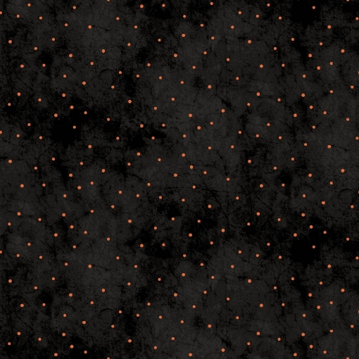 Picture of Halloweenie Itty Bitty Dots - Black & Orange Dots