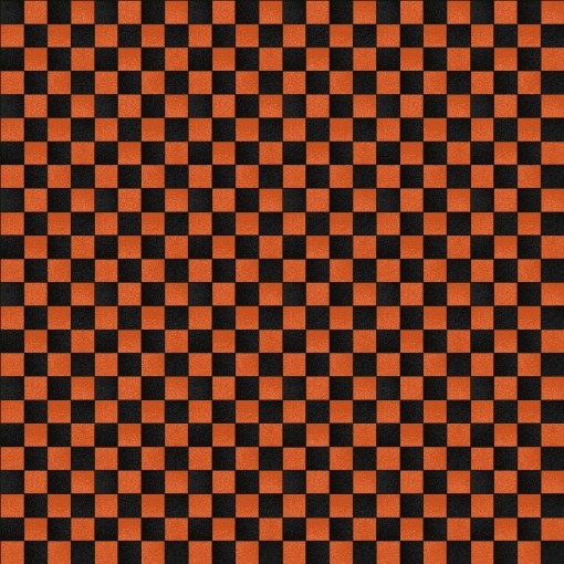 Picture of Halloweenie Simple Checkerboard - Orange