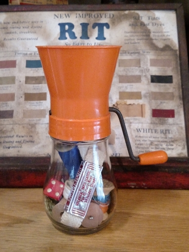 Picture of Filled Nut Grinder Sewing Room Decoration