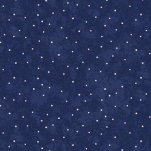 Picture of Snow Happens Itty Bitty Dots Dark Blue