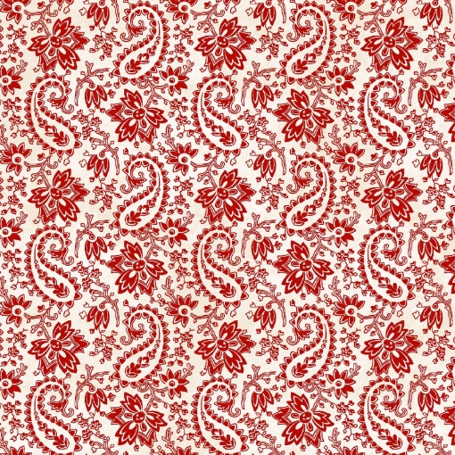 Picture of Paisley - Natural/Red