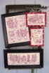 Picture of Joys from the Garden RedWork - Hand Embroidery Pattern - Shipped