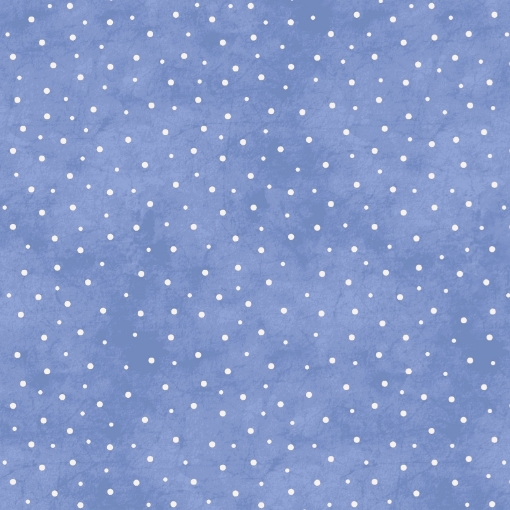 Picture of Roly-Poly Sprinkled Dots - Blue Cotton Fabric