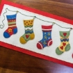 And the Stockings Were Hung Wool Applique Pattern