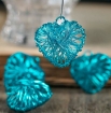 Picture of Miniature Turquoise Hearts (4)