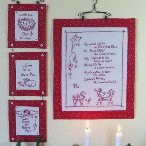 Christmas Prayer - Hand Embroidery Pattern