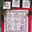 Holiday Nine-Patch Hand Embroidery Pattern