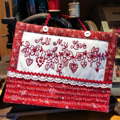 All My Love Embroidery Pattern