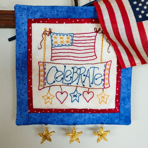 Picture of Celebrate - Hand Embroidery Pattern - Download