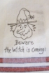 Beware! The Witch is Coming Stick 'n Stitch