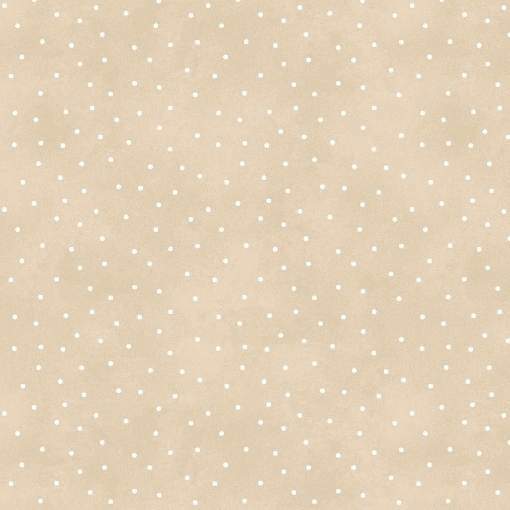Natural Dots on Tan Background Cotton Fabric