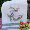Summer Picnic Ant Embroidery Pattern