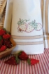 Strawberry Tyme Tea Towel Embroidery Pattern