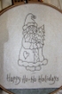 Happy Ho*Ho Santa Embroidery Pattern