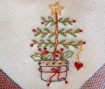 Folk-Art Christmas Tree Embroidery Pattern