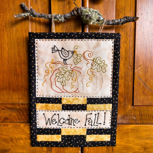 Picture of Welcome Fall - Machine Embroidery Pattern - Download