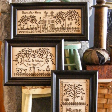 Unique and Creative RedWork Designs, RedWork Patterns and Embroidery Kits