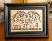 Picture of Bless Our Home BlackWork - Hand Embroidery Pattern - Shipped