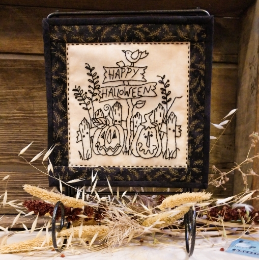 Country Happy Halloween Machine Embroidery Pattern